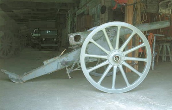 9 cm C/73 Kanone side view
