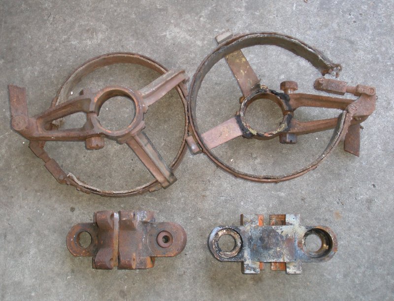 Caisson Brakes and Axle Bracket
