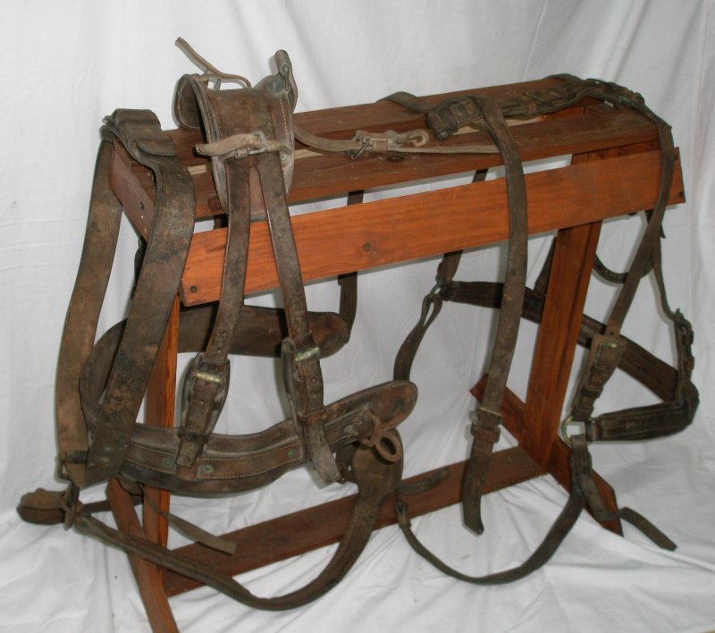 US WW1 Era Horse Harnessing for the M1918 Limber