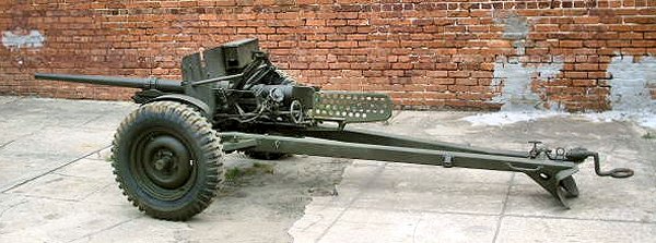 37mm U.S. Anti Tank Gun side view