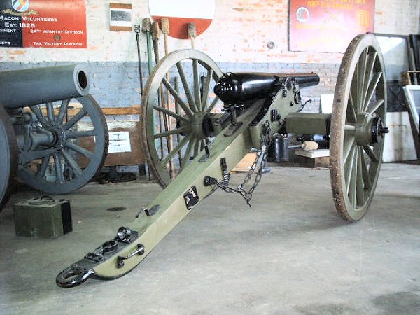 3inch 3in Ordnance piece rear view (Civil War)