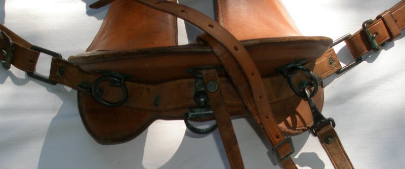 Rear D-Ring for the Breeching strap for the M1916 Artillery Harness