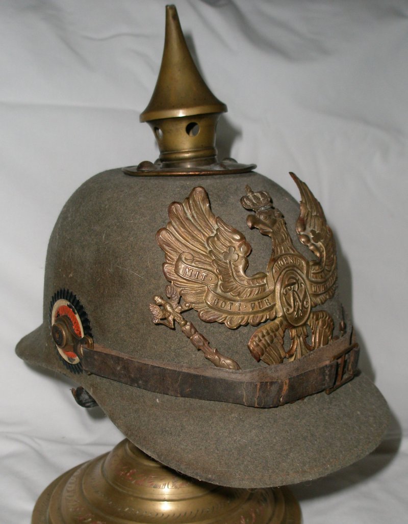 Prussian "FWR" Felt Helment for Enlisted Men
